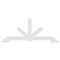 Ekena Millwork Vanguard Architectural Grade PVC Gable Bracket, 108"W x 45"H x 4"D x 6"F, 10/12 Pitch GBP108X45X0406VAN00 - alternate 3